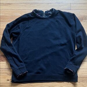 J.Crew Black Sweatshirt